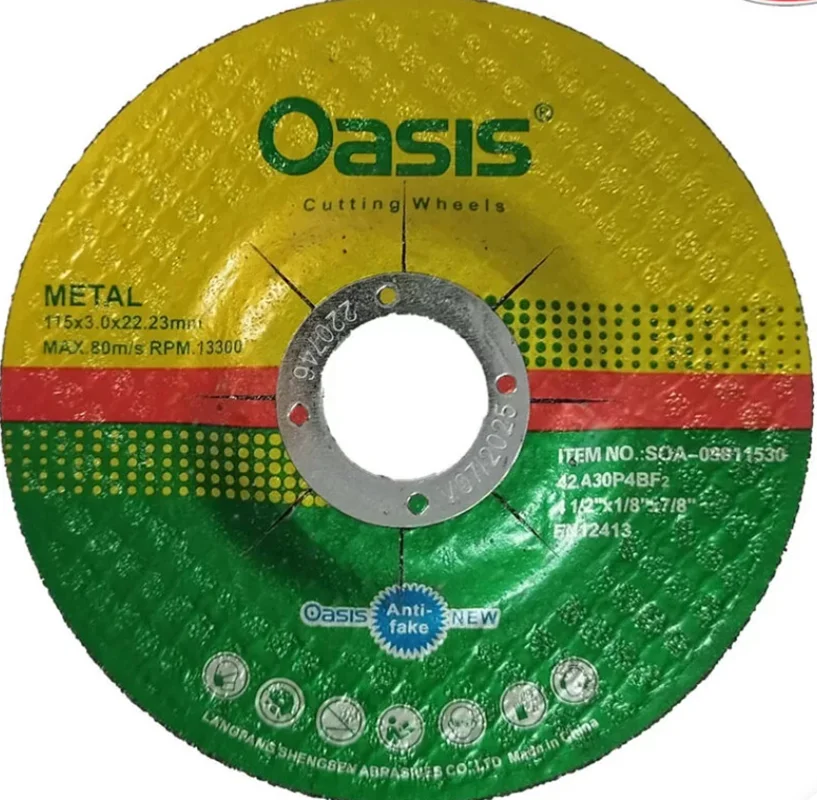 صفحه برش مینی آهن اوسیس 115 میلی متری